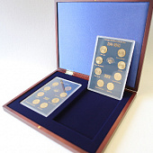 Футляр деревянный Volterra Uno (304х244х31 мм) под 2 пластиковых буклета с монетами
