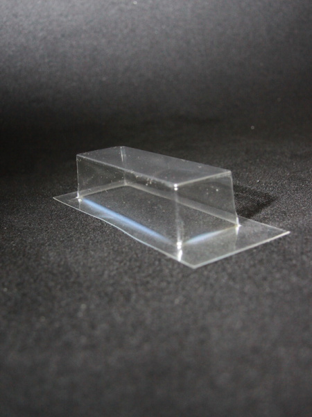 Блистер с загибом краев для изделия 39х120х30 мм