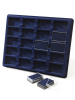  Планшет S (243х304х21 мм) на 20 ячеек для пластиковых капсул 38х58х17 мм, тёмно-синий
