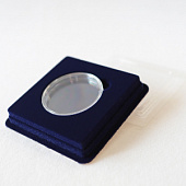 Сувенирная упаковка (106х106х20 мм) для одной монеты в капсуле (диаметр 58 мм)