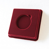 Сувенирная упаковка (106х106х20 мм) под монету, медаль (диаметр 50 мм, глубина 5 мм)