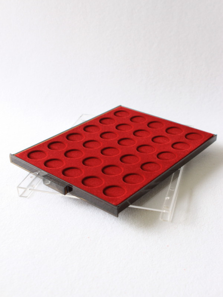  Кассета MB для монет d-33 мм, светло-бордовый