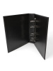 Альбом формата ОПТИМА Collection (Россия) из искусственной кожи, без листов. Чёрный