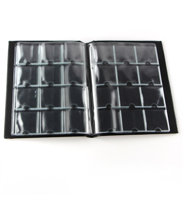 Монетный альбом для размещения 120 монет в картонных холдерах, бордовый, PCCB MINGT, 802280