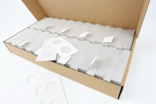 Холдеры для монет d-30 мм, самоклеющиеся (упаковка 1000 шт). Leuchtturm, 336689