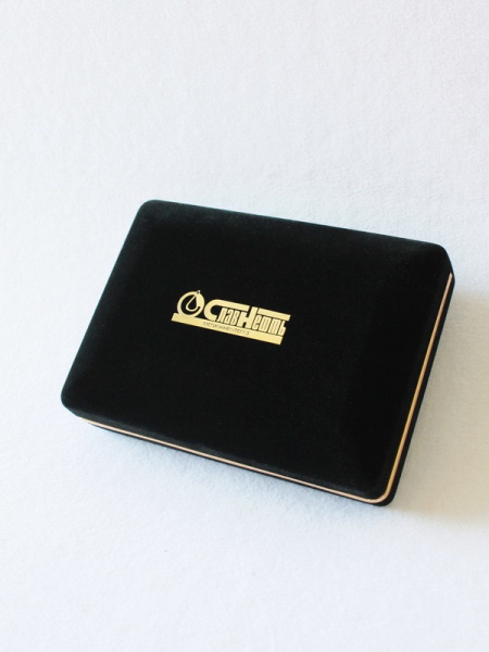 Футляр флокированный (102х142х42 мм) для ручки, значка и флешки. Вид 1