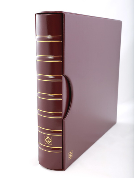 Альбом MAXIMUM (без листов) + шубер (защитная кассета). Бордовый. Leuchtturm, 337053 Альбом MAXIMUM (без листов) + шубер (защитная кассета). Бордовый. Leuchtturm, 337053