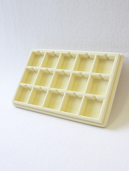 Флокированная упаковка под набор шоколадок (15 ячеек)