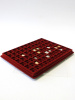  Планшет S (243х304х21 мм) на 77 ячеек (26х21х6 мм) (под значки с цангой), тёмно-бордовый