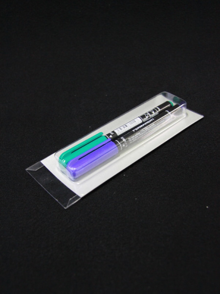 Блистер с загибом краев под изделие  32,5х138х15 мм