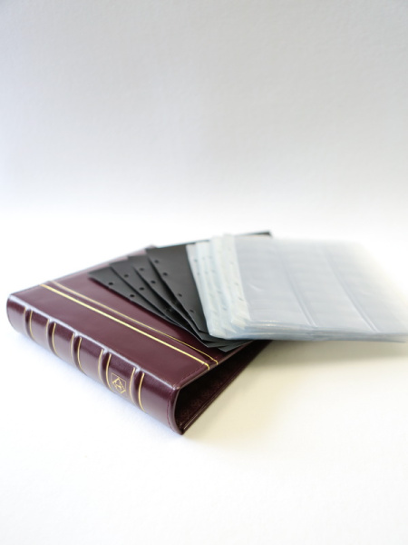 Альбом для монет OPTIMA-Classic с 10 листами. Бордовый. Leuchtturm, 321474 Альбом для монет OPTIMA-Classic с 10 листами. Бордовый. Leuchtturm, 321474