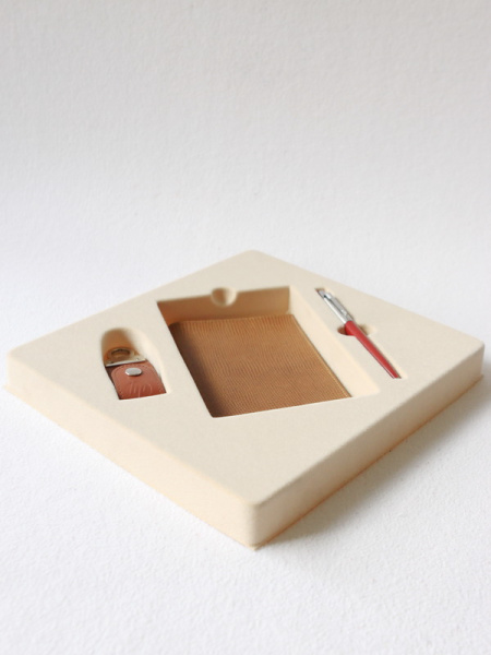 Флокированный ложемент под мужской подарочный набор