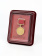 Сувенирная упаковка (110х139х22 мм) под медаль на квадро колодке (в крышке) и удостоверение (81х112х6 мм). Тип 6