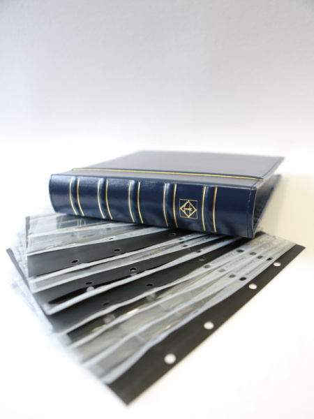 Альбом для монет OPTIMA-Classic с 10 листами. Синий. Leuchtturm, 310274 Альбом для монет OPTIMA-Classic с 10 листами. Синий. Leuchtturm, 310274