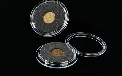 Капсулы для монет стандарта ЦБ РФ с дистанционными кольцами