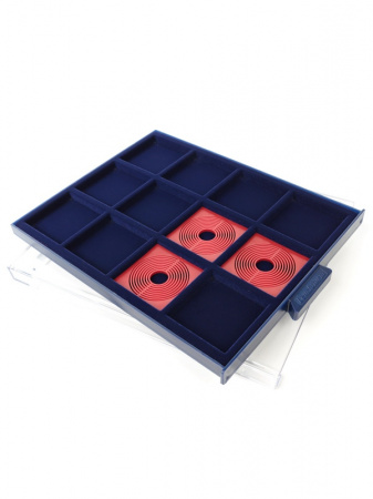 Кассета SMART с 12 квадратными ячейками для дистанционных вкладышей Lindner 51х51 мм