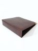 Альбом формата ОПТИМА (Россия) из искусственной кожи с уголками, без листов. Тёмно-коричневый