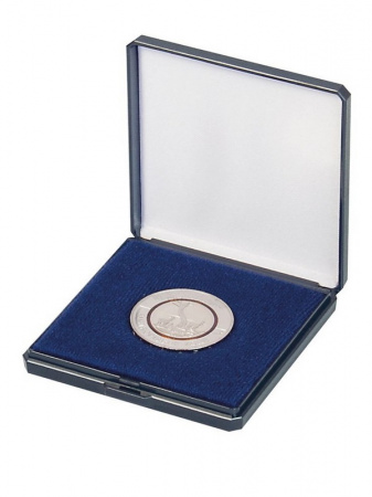 Футляр с универсальным вкладышем для вдавливания монет диаметром до 50 мм. Lindner, 2027