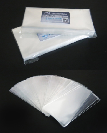 Чехлы для банкнот (75х165 мм), прозрачные, упаковка 100 шт. PCCB MINGT, 801953