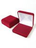 Футляр (92х92х40 мм) с поролоновой вставкой, светло-бордовый