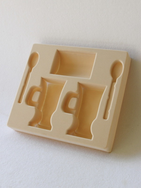 Флокированный ложемент под кофейные аксессуары