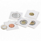 Холдеры для монет d-25 мм, самоклеющиеся (упаковка 100 шт). Hartberger