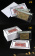 Чехлы для банкнот (размер B, 207х133 мм), прозрачные. Упаковка 50 шт. PCCB MINGT, 801982
