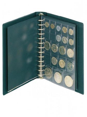 Альбом для монет PENNY с 10 листами. Зелёный. Lindner, 1103MY-G