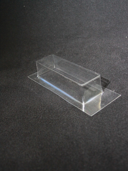 Блистер с загибом краев для изделия 39х120х30 мм