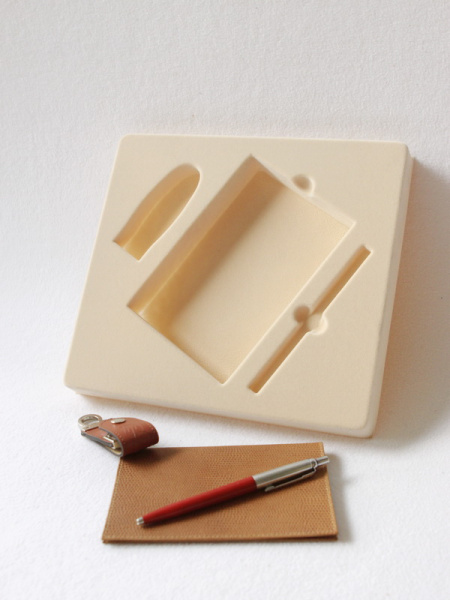 Флокированный ложемент под мужской подарочный набор