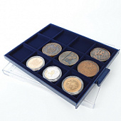 Кассета SMART на 12 ячеек для монет в капсулах диаметром до 51,5 мм