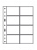 Лист-обложка GRANDE 4CT (242х312 мм) из прозрачного пластика на 8 ячеек (106х72 мм). Leuchtturm, 360753/1