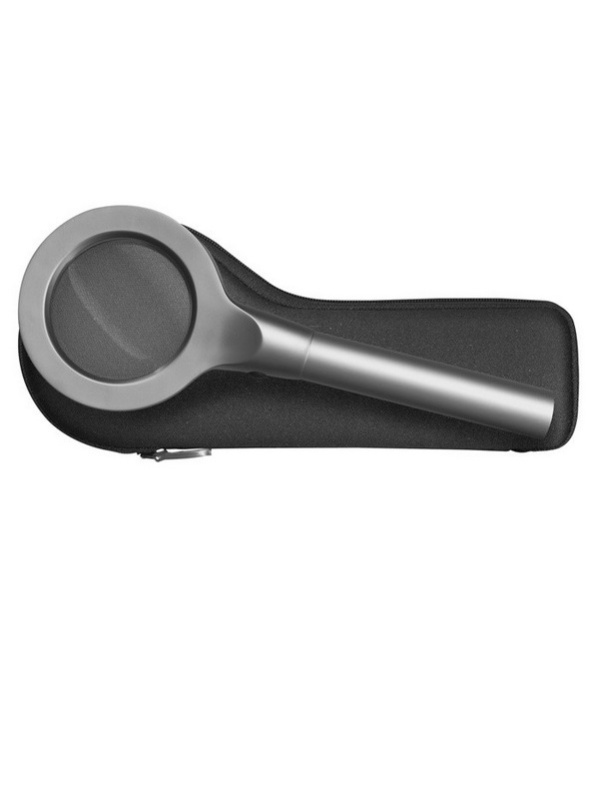 Лупа ALU со светодиодной подсветкой, 2,5 кратная. Lindner, 7151