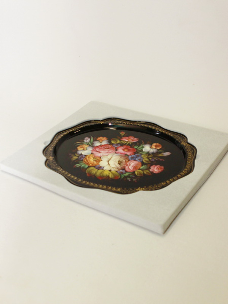 Флокированный ложемент для подноса