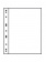 Лист-обложка VARIO 1C (216х280 мм) из прозрачного пластика на 1 ячейку (195х263 мм). Leuchtturm, 318444/1