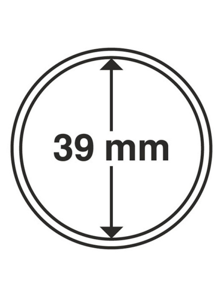 Капсулы GRIPS (CAPS) для монет 39 мм (в упаковке 10 шт). Leuchtturm, 315148 Капсулы GRIPS (CAPS) для монет 39 мм (в упаковке 10 шт). Leuchtturm, 315148