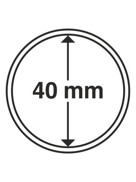 Капсулы GRIPS (CAPS) для монет 40 мм (в упаковке 10 шт). Leuchtturm, 328440 Капсулы GRIPS (CAPS) для монет 40 мм (в упаковке 10 шт). Leuchtturm, 328440