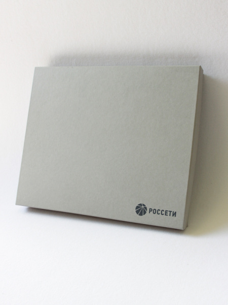 Флокированный ложемент под набор из 3 предметов, светло-серый