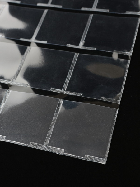 Лист формата ГРАНДЕ (Россия) (245х310 мм) из прозрачного пластика на 20 ячеек (50х50 мм). Упаковка из 10 листов. СомС, ЛМХ20-G