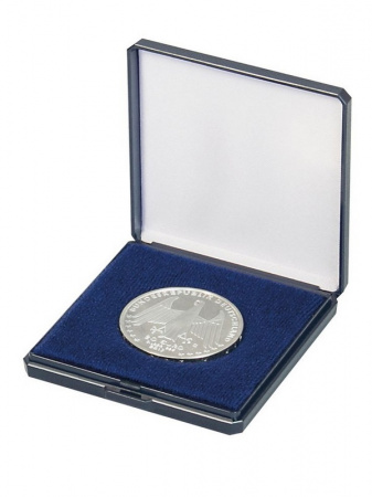 Футляр с универсальным вкладышем для вдавливания монет диаметром до 50 мм. Lindner, 2027