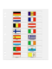 Набор флагов стран Евросоюза для листов NUMIS. Leuchtturm, 330344