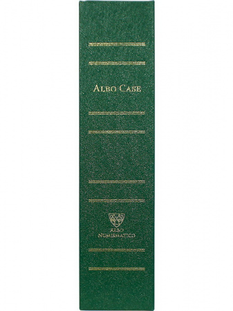 Albo Case для хранения монет в квадратных капсулах (48 капсул). Зелёный. Альбо Нумисматико, AC-17-04-04-01