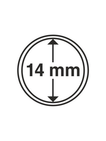 Капсулы GRIPS (CAPS) для монет 14 мм (в упаковке 10 шт). Leuchtturm, 314071 Капсулы GRIPS (CAPS) для монет 14 мм (в упаковке 10 шт). Leuchtturm, 314071