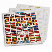 Набор флагов стран Евросоюза (наклейки). Leuchtturm, 321082