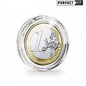 Капсулы Ultra Perfect Fit для монеты 1 евро (23,25 мм), в упаковке 10 шт. Leuchtturm, 365291