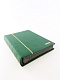 Альбом для марок (кляссер ELEGANT NUBUK). 30 листов (60 страниц) из чёрного картона с промежуточными прозрачными листами. Зелёный. Lindner, 1181