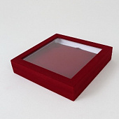 Футляр с прозрачным окном (160х160х33 мм) с универсальным ложементом