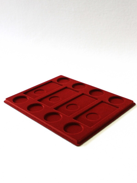 Планшет S (234х296х12 мм) для 4 Олимпийских монет Сочи-2014 в блистере и 8 Олимпийских монет Сочи-2014 в капсулах, тёмно-бордовый  Планшет S (234х296х12 мм) для 4 Олимпийских монет Сочи-2014 в блистере и 8 Олимпийских монет Сочи-2014 в капсулах, тёмно-бордовый