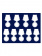 Футляр деревянный Volterra Uno (304х244х31 мм) на 9 медалей РФ с пятиугольной колодкой d-37 мм