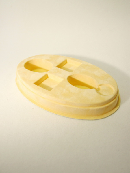 Сувенирная упаковка овальной формы под подарочный набор